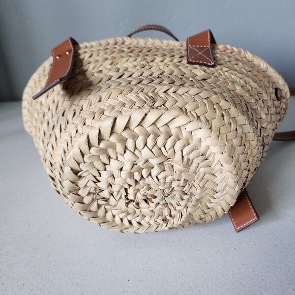 Doum Straw Tote "EUC" - Picture 10 of 16